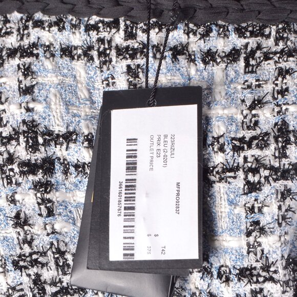 maje Rizuli Plaid Tweed Mini Dress - Picture 5 of 5